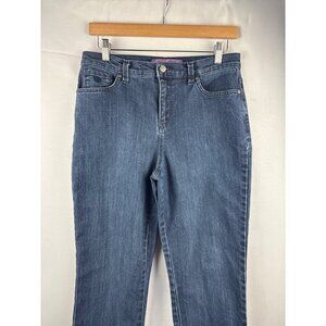 Gloria Vanderbilt Womens Denim Jeans Size 8 Blue Made In Indonesia Classic Fit